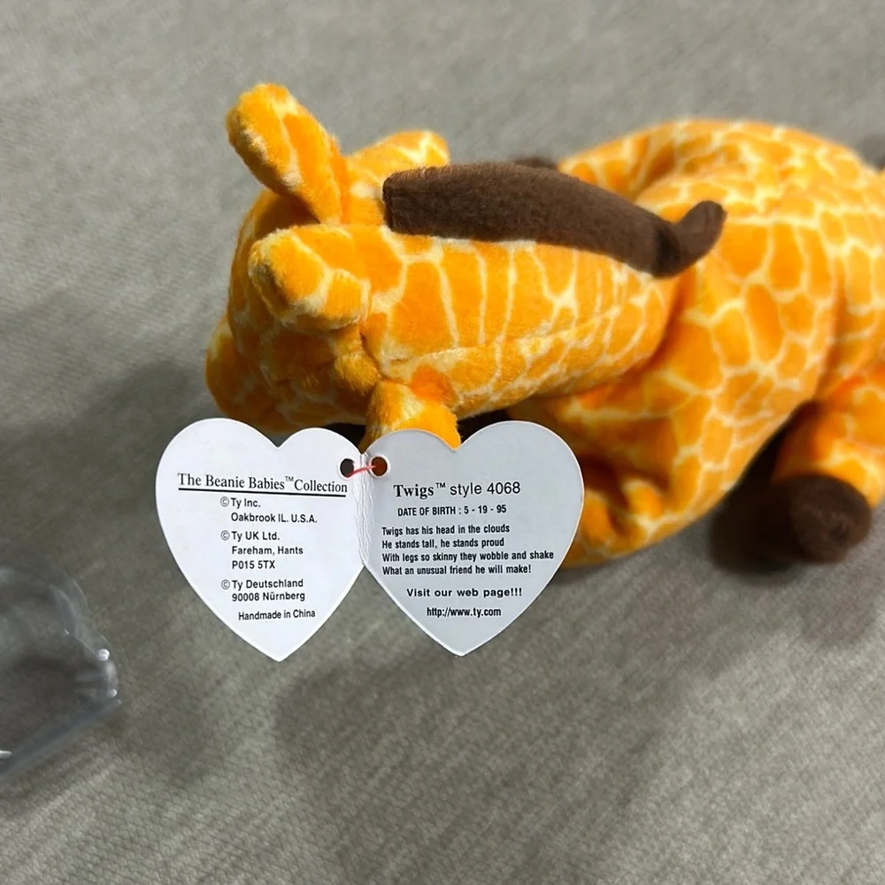 Ty Beanie Baby Twigs Giraffe 1995